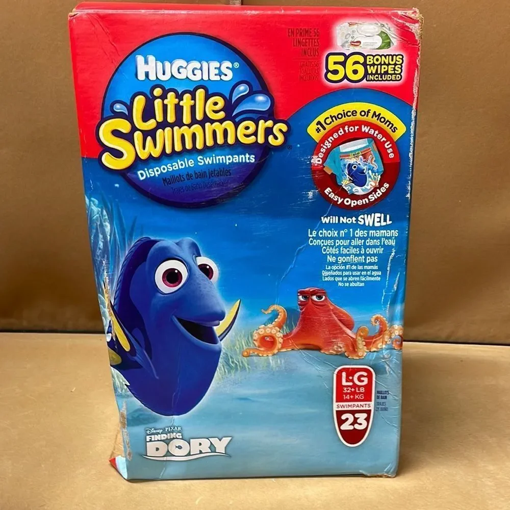 Huggies Little Swimmers Disposable Swimpants Large 32+ LB